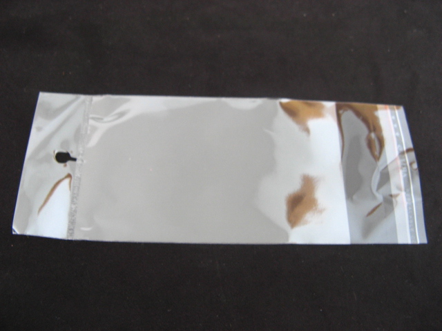 1000 Clear Self-Adhesive Seal plastic bag 6.5x17cm - Click Image to Close